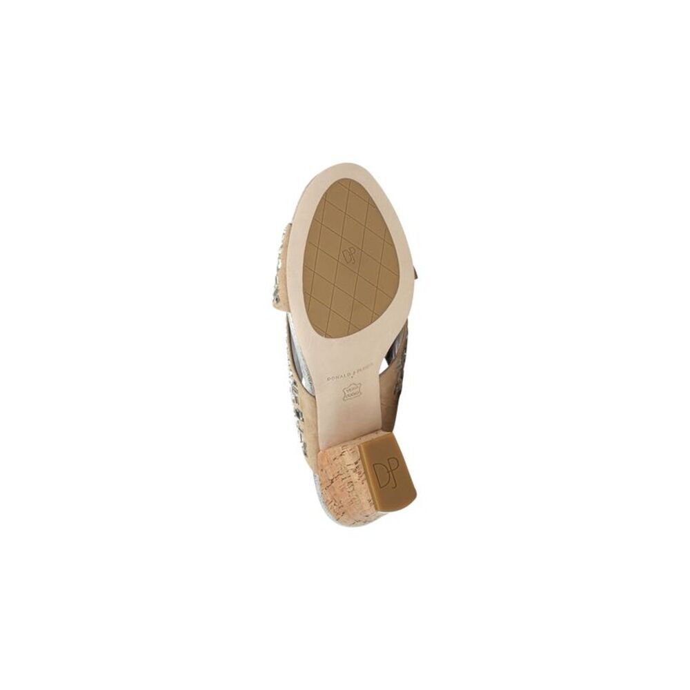 DONALD PLINER Womens Sand Beige Giliansp Block Heel Slip On Suede Sandals 7 M - Picture 2 of 4
